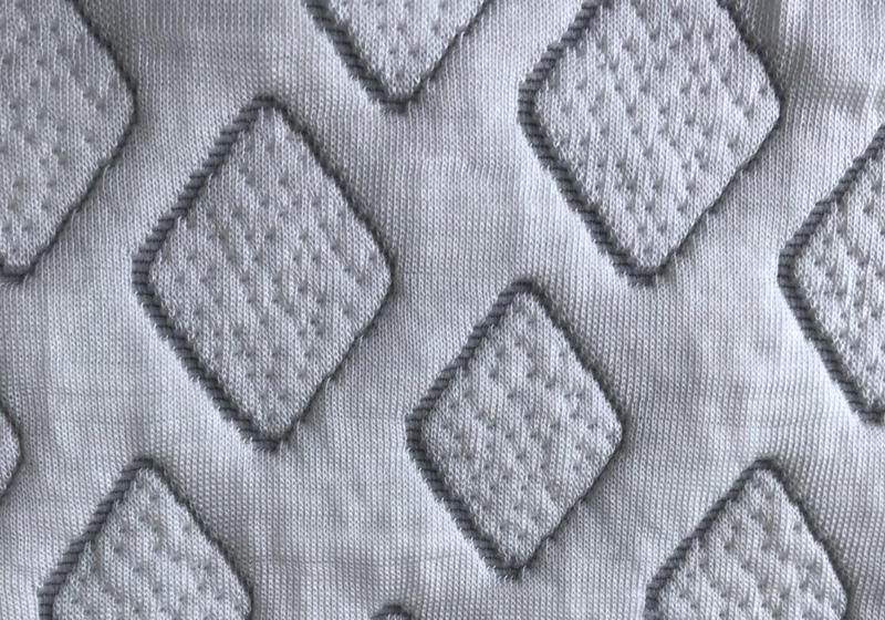 Conventional Jacquard knit fabric knitted jacquard fabric mattress knitting SH2811